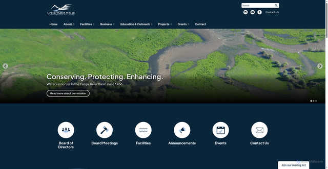 Security scan screenshot of https://www.upperyampawater.gov/