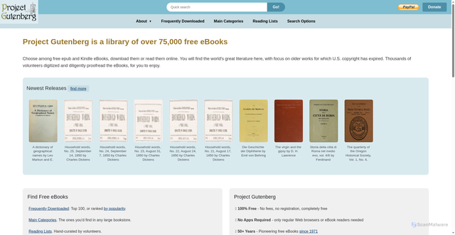 Security scan screenshot of https://dev.gutenberg.org