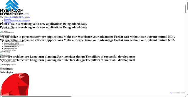 Security scan screenshot of https://mybmr.com