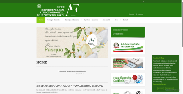 Security scan screenshot of https://www.agronomiragusa.it