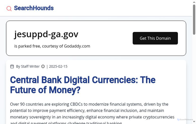 Security scan screenshot of https://jesuppd-ga.gov/