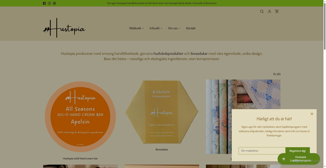 Security scan screenshot of https://hustopia.se