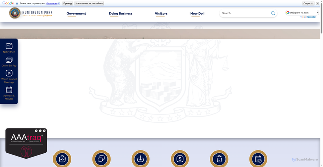 Security scan screenshot of https://hpca.gov/
