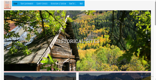 Security scan screenshot of https://www.piuteutah.com/