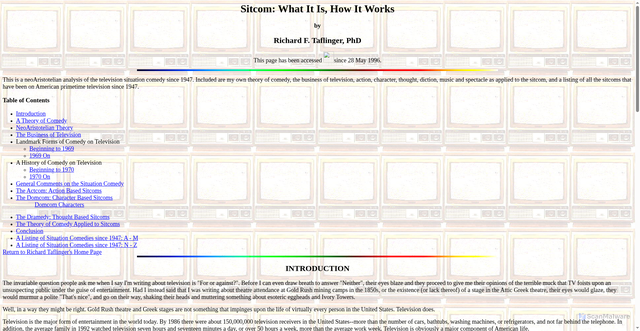 Security scan screenshot of https://public.archive.wsu.edu/taflinge/public_html/sitcom.html