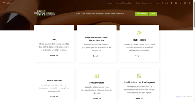 Security scan screenshot of https://www.ssip.it