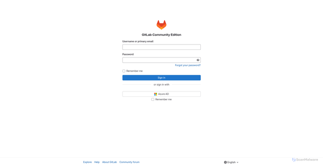 Security scan screenshot of https://git.dac.nokia.com