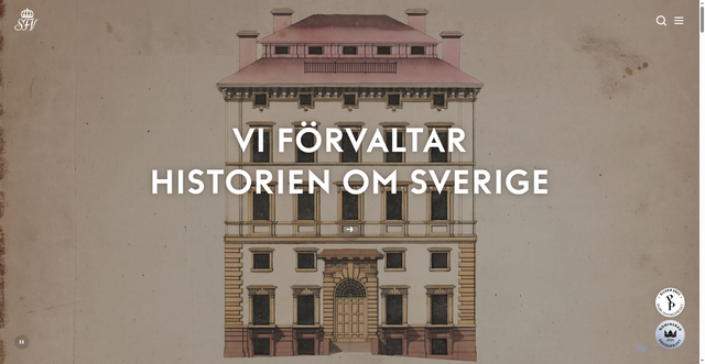 Security scan screenshot of https://www.sfv.se/