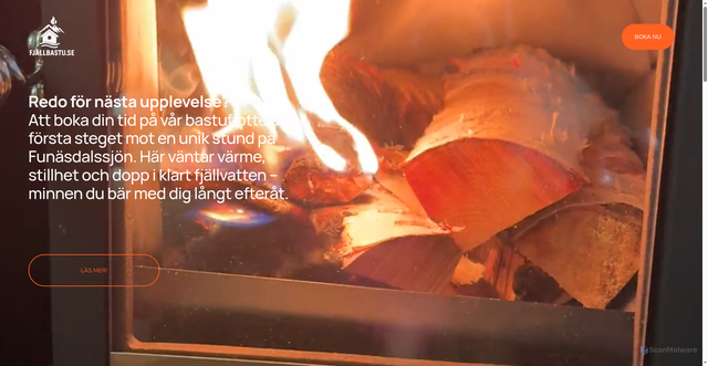 Security scan screenshot of https://www.fjallbastu.se/