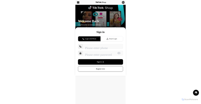 Security scan screenshot of https://wexxdc.bond/