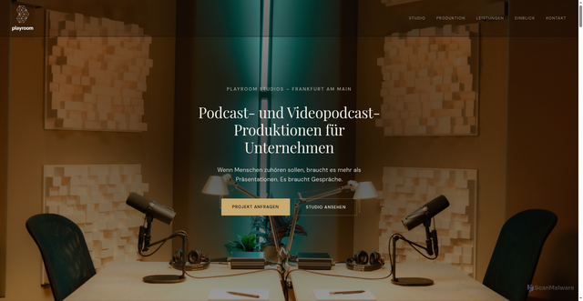Security scan screenshot of http://podcast-frankfurt.net/