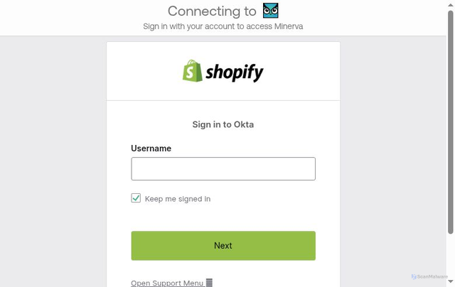 Security scan screenshot of https://atlas.shopifysvc.com/