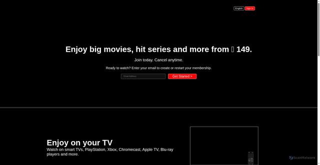 Security scan screenshot of https://bipulverma007.github.io/netflixwebdesign/