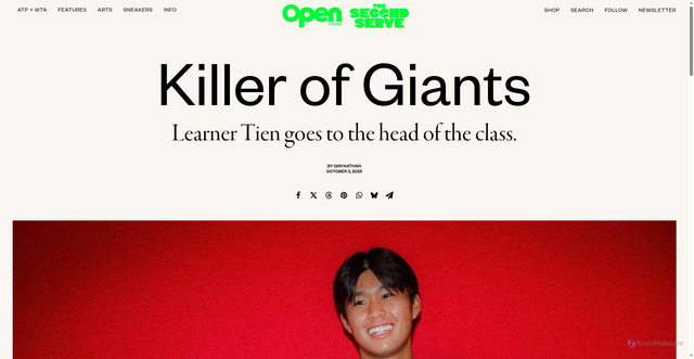 Security scan screenshot of https://www.thesecondserve.com/learner-tien-is-a-killer-of-giants/