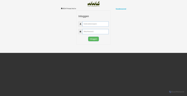 Security scan screenshot of https://bdaconnect.nu