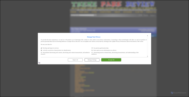 Security scan screenshot of https://www.themeparkreview.com/parks/k_45_six_flags_america