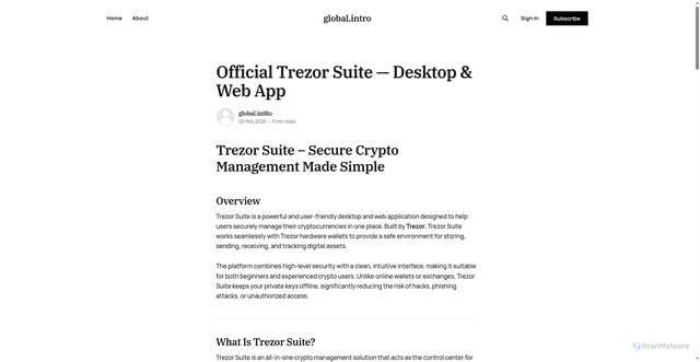 Security scan screenshot of https://global-intro.ghost.io/suite-desktop/