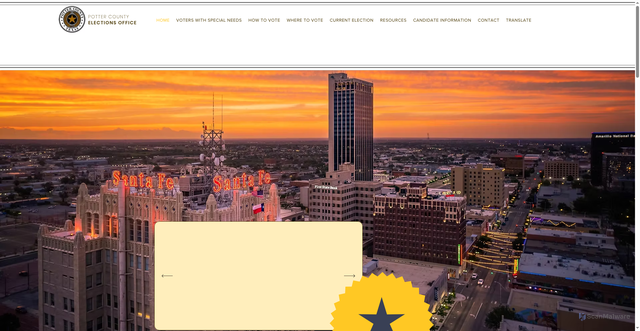 Security scan screenshot of https://www.pottercountytexasvotes.gov/