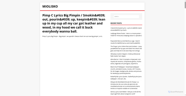 Security scan screenshot of https://quarksuz.pages.dev/posts/pimp-c-lyrics-big-pimpin
