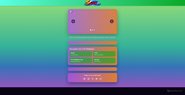 Security scan screenshot of https://9jiliph.com/?host=https://w9746b.com?ch=66837