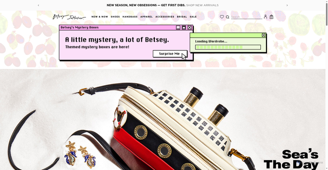 Security scan screenshot of https://betseyjohnson.com