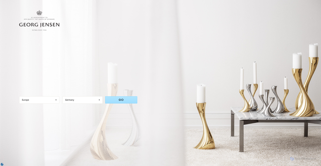 Security scan screenshot of https://www.georgjensen.com