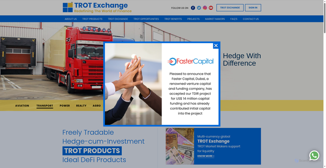 Security scan screenshot of https://www.trotdfx.com/