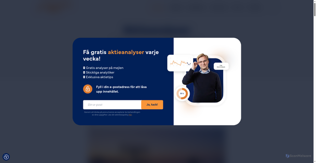 Security scan screenshot of https://investeramera.se/analyser/?utm_source=newsletter&utm_medium=email&utm_campaign=vaelkommen_till_investera_mera&utm_term=2025-12-08