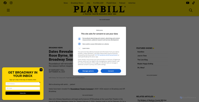 Security scan screenshot of https://playbill.com/article/dates-revealed-for-kelli-ohara-rocky-horror-rose-byrne-more-in-roundabouts-2026-broadway-season