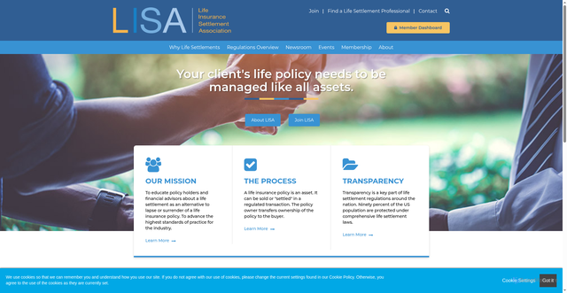 Security scan screenshot of https://www.lisa.org/