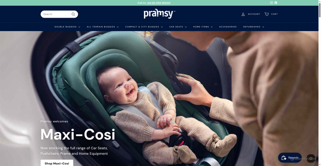 Security scan screenshot of https://pramsy.com