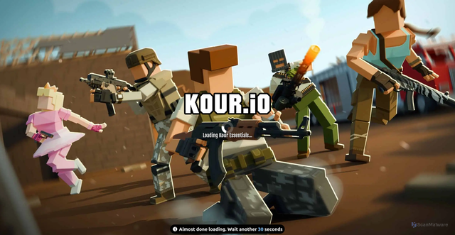 Security scan screenshot of https://kour.io