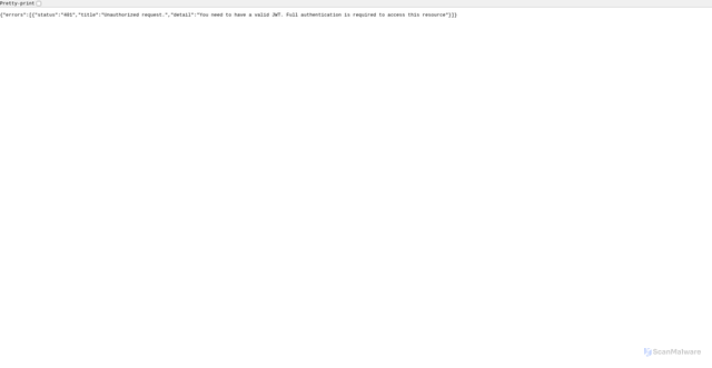 Security scan screenshot of https://core.helloretail.com/