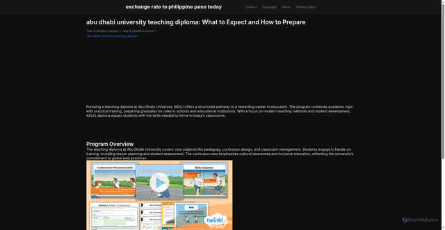 Security scan screenshot of https://nusaglobalmedia-dpnu7q0uqyj5.edgeone.app/abu-dhabi-university-teaching-diploma.html