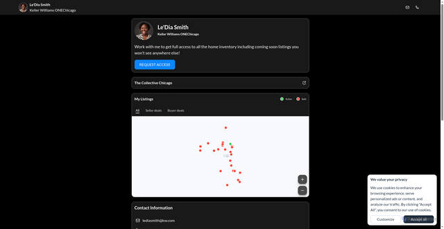 Security scan screenshot of https://zenlist.com/a/le-dia.smith