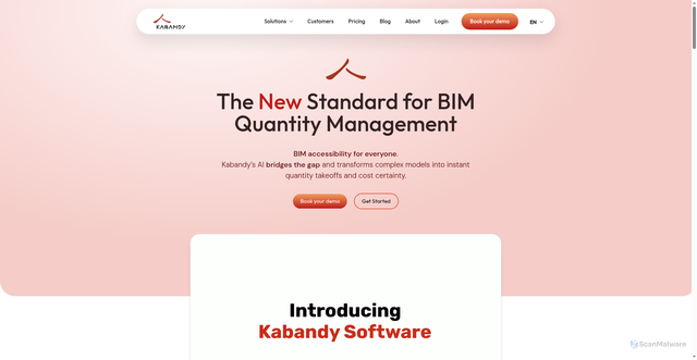 Security scan screenshot of https://kabandy.com