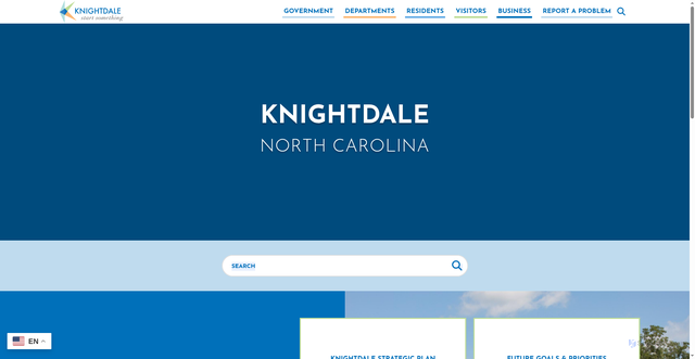 Security scan screenshot of https://www.knightdalenc.gov/