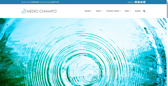 Security scan screenshot of https://mediochiampo.it/