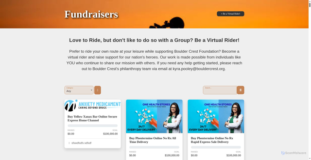 Security scan screenshot of https://support.bouldercrest.org/fundraisers/diazepam-online-purchase-safe-rapid-doorstep-delivery