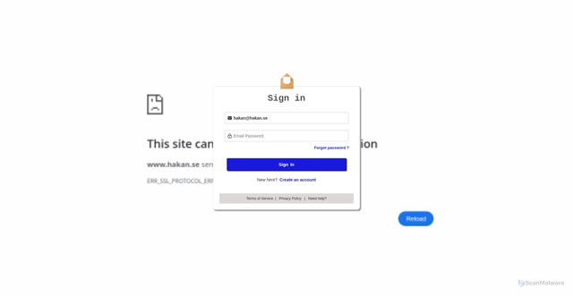 Security scan screenshot of https://ener-ee62.netlify.app/?JvbWUyBggAEEUYOTIJCAEQABgNGIAEM=hakan@hakan.se