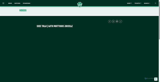 Security scan screenshot of https://en.alahlifc.sa/videos/side-talk-with-matthias-jaissle