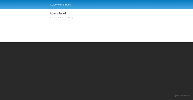 Security scan screenshot of https://enquete.agconsult.com