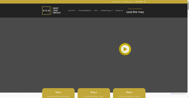 Security scan screenshot of https://www.bestlawhb.com/