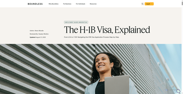 Security scan screenshot of https://www.boundless.com/immigration-resources/the-h-1b-visa-explained