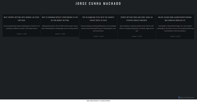 Security scan screenshot of https://jorgemachado.org