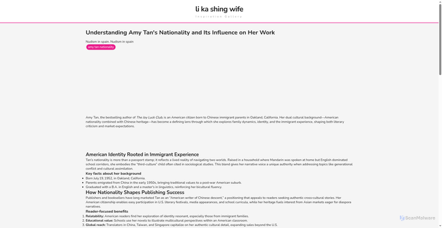 Security scan screenshot of https://medicalciprivicblog-12f2d05127-dpig1sn6am9a.edgeone.dev/amy-tan-nationality.html