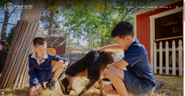 Security scan screenshot of https://www.pausd.org/