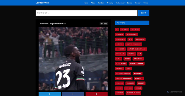 Security scan screenshot of https://bulkgrub.com/champions-league-football-gif-35/
