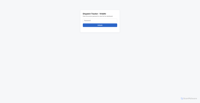 Security scan screenshot of https://vriddhi-dispatch.pages.dev/