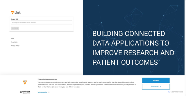 Security scan screenshot of https://veeva.link
